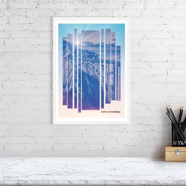 bixby canyon bridge art print