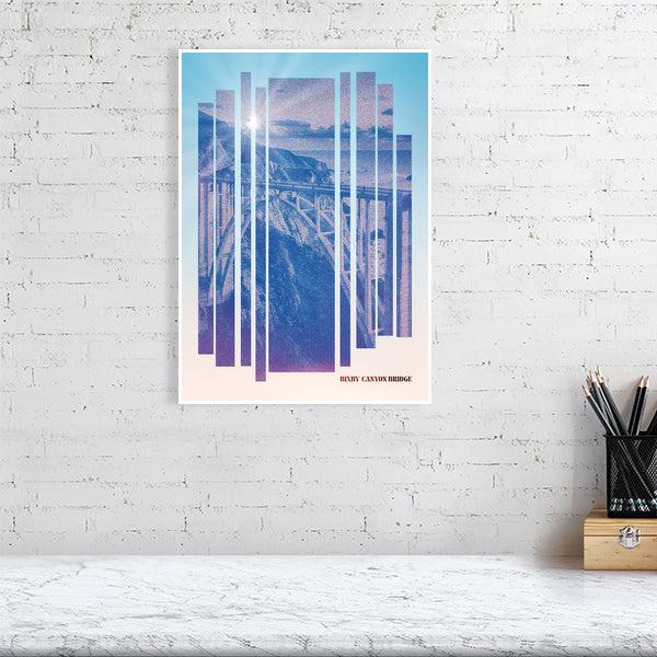 bixby canyon bridge art print